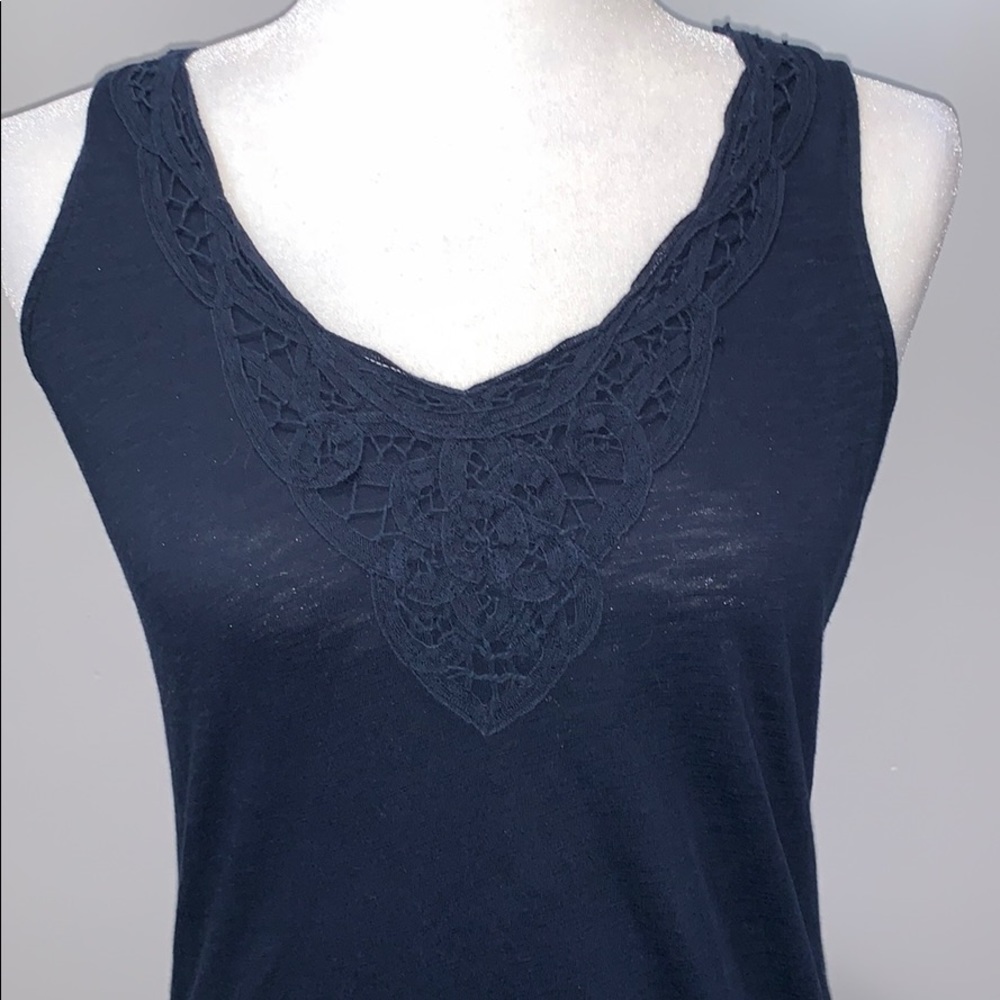 Tommy Hilfiger Navy Blue Tank Top Size XS - Picture 2 of 4